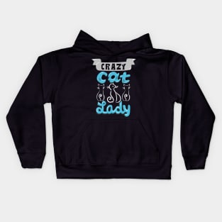 Crazy Cat Lady Kids Hoodie